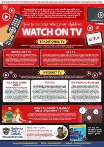 Manage what children watch on TV